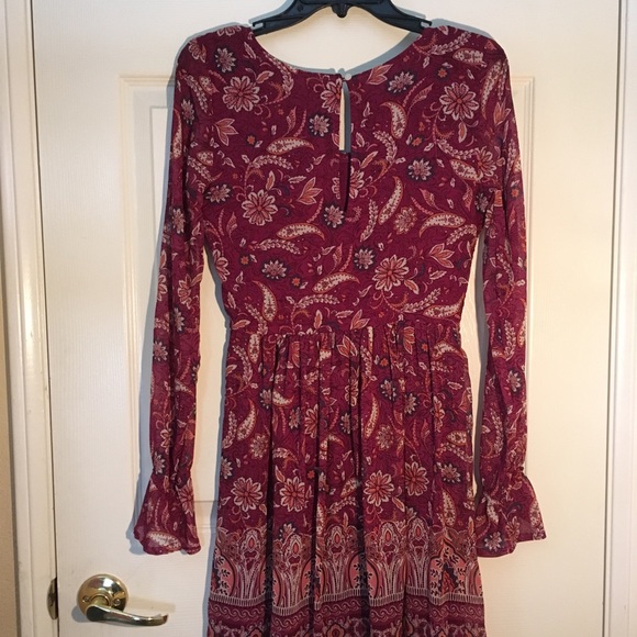hollister maroon dress - Picture 2 of 2